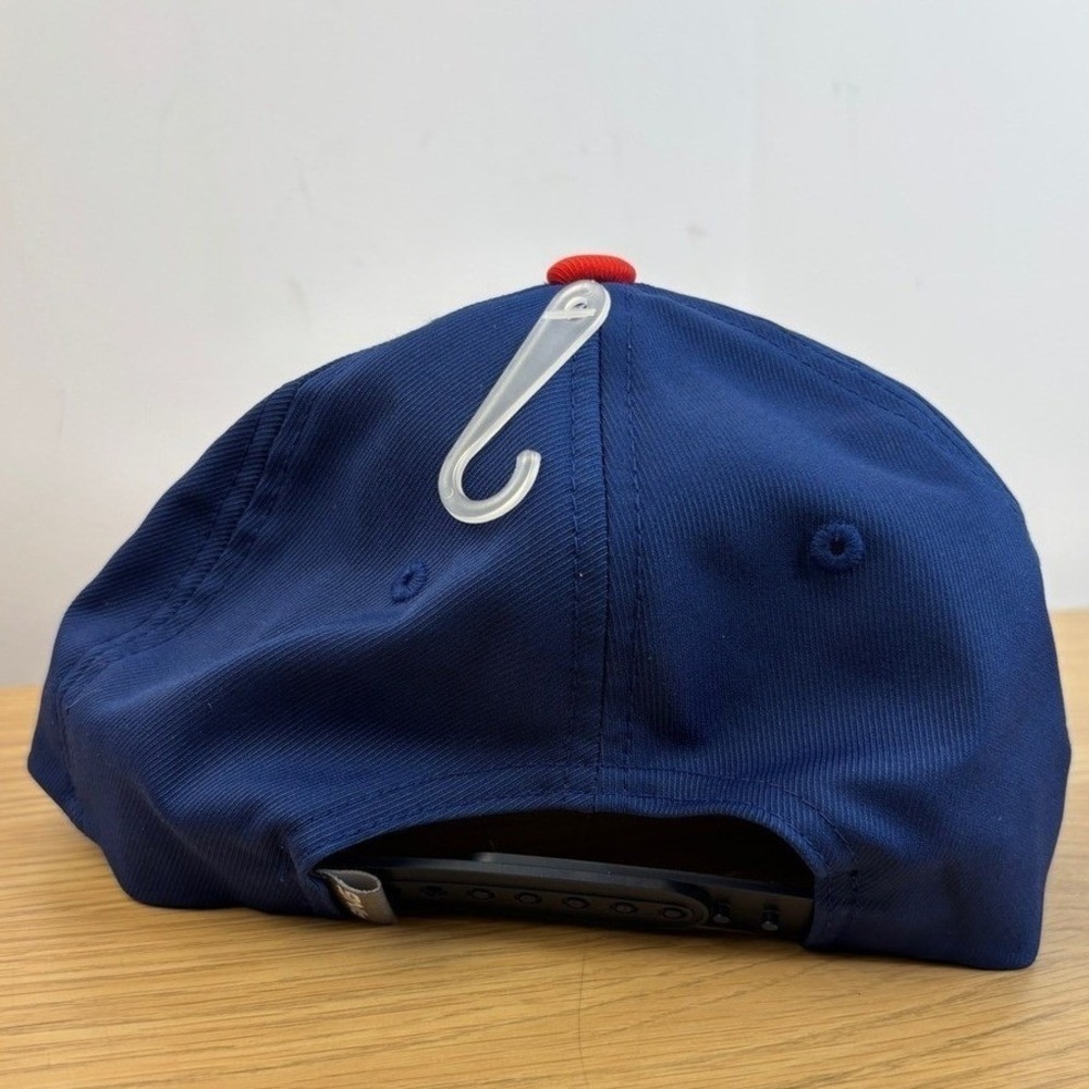 PING Flexfit 110 Snapback Golf Hat OSFM Blue White Red Rope Cap New - Picture 4 of 9
